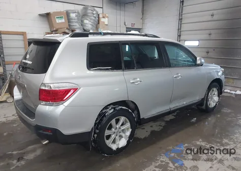 2013 Toyota Highlander Se V6 from USA, damaged, VIN 5TDBK3EH7DS237266